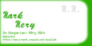 mark mery business card